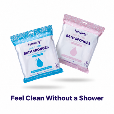 Tenderly Rinse-Free Bath Sponges